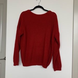 Lulus red sweater